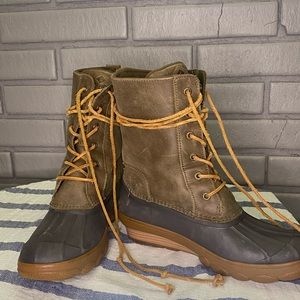 SPERRY LEATHER BOOTS